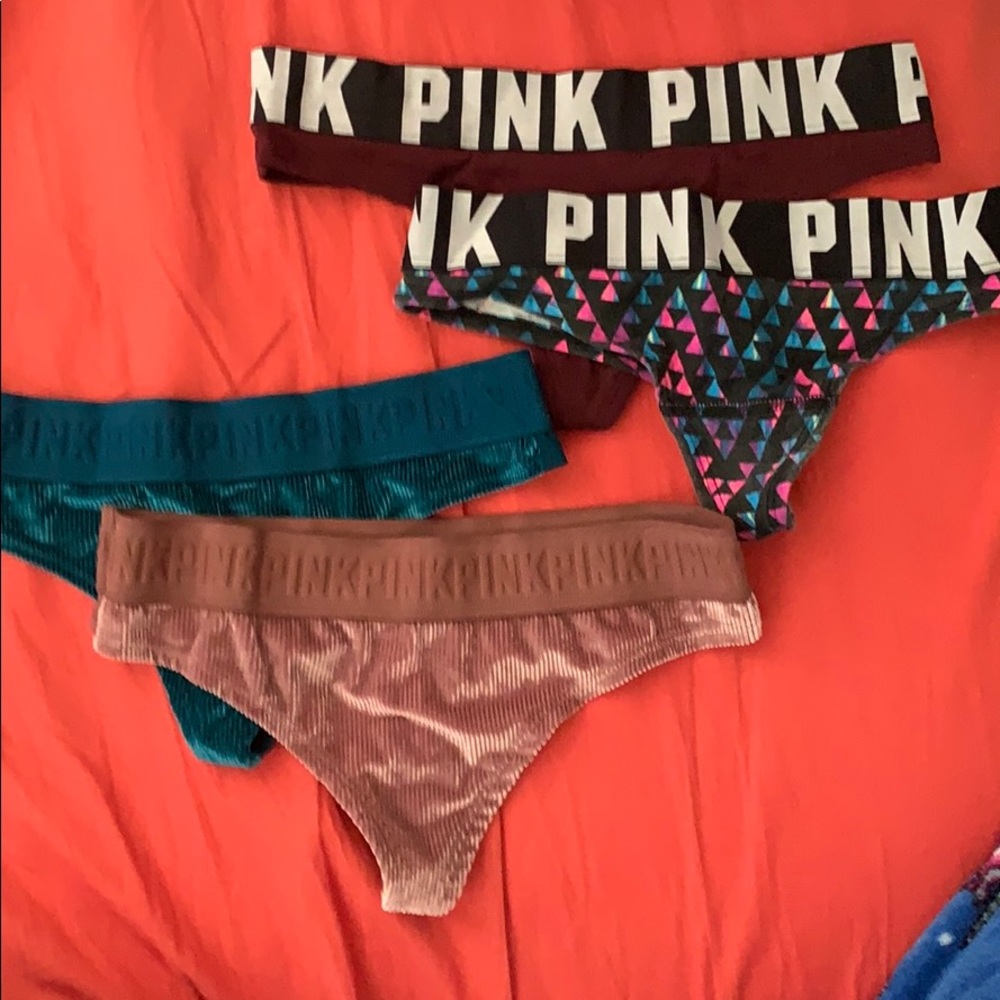 Pink brand thongs brand new